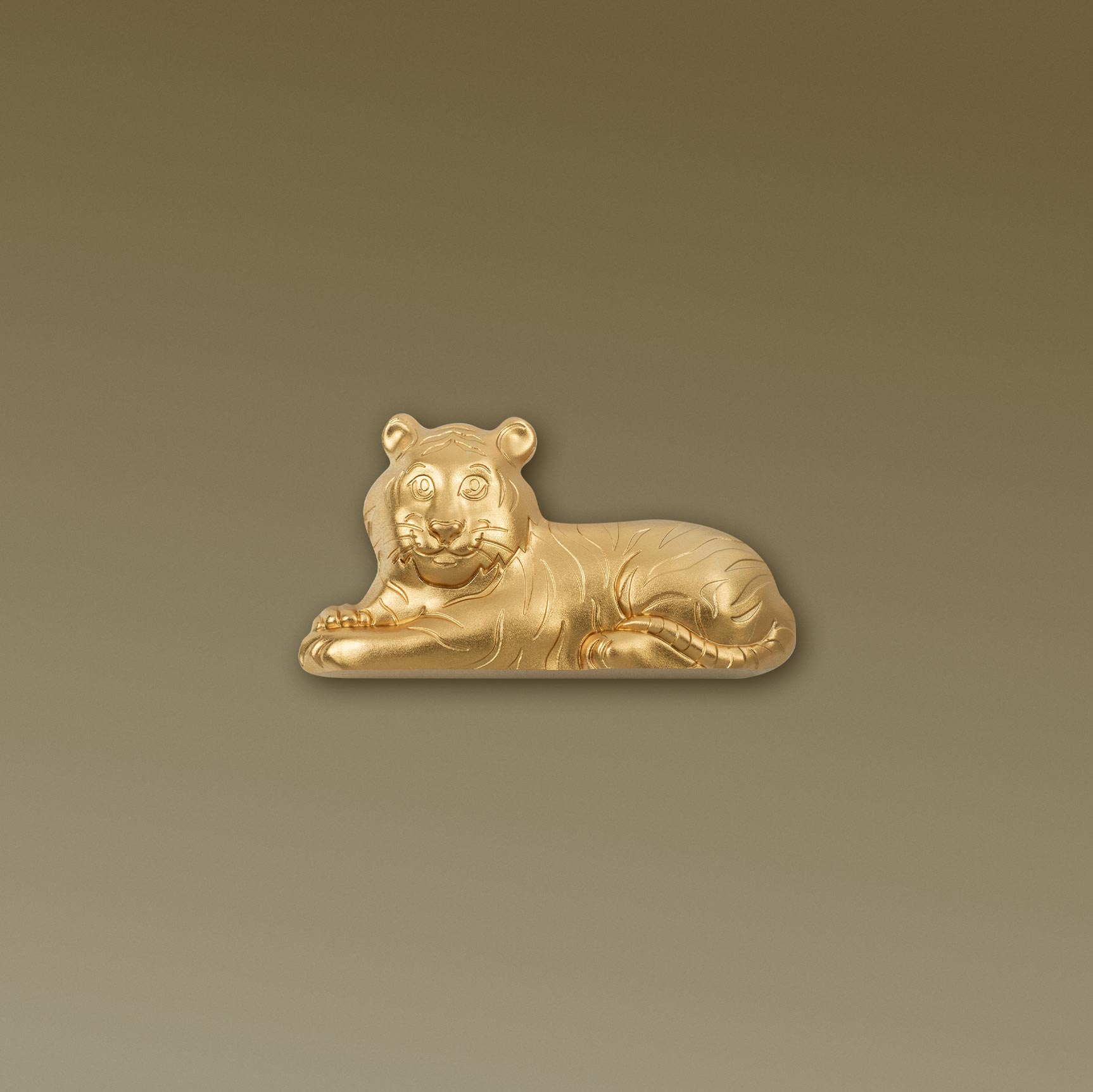 Gilded Charming Tiger